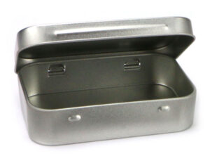 Hinged Survival Tin (Empty)